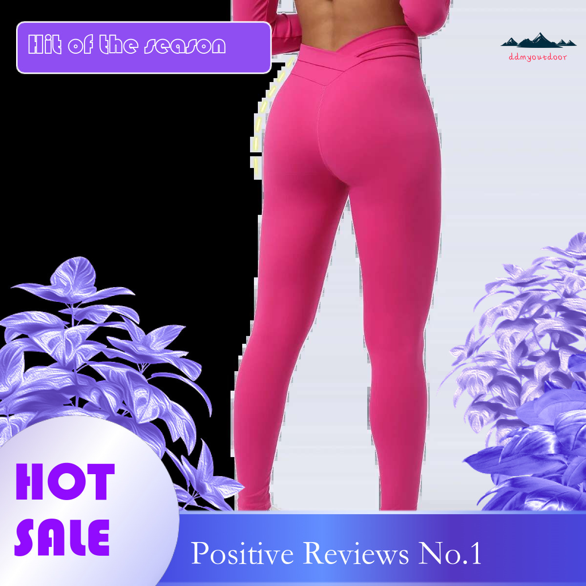Ddmyoutdoor China Domestic Mermaid Curve Cross Ing Leggings Peach Buttocks Yoga Cropped Sports Fiess Long Pants Soft Fabric For Women