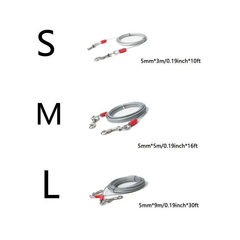 Heavy-Duty Steel Wire Strap Ideal for Outdoor Activities and Security