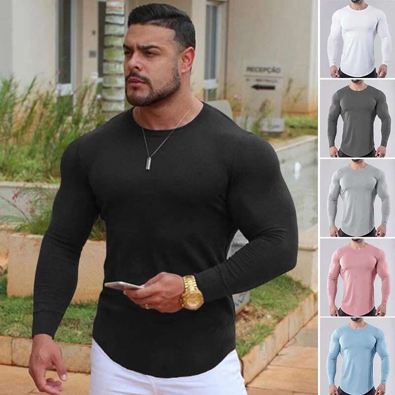 Ddmyoutdoor China Domestic Men Compression Running T Long Sleeve Sport Tshirt Training Gym Shirt Bodybuilding Top Fiess Tights Man Football Jersey
