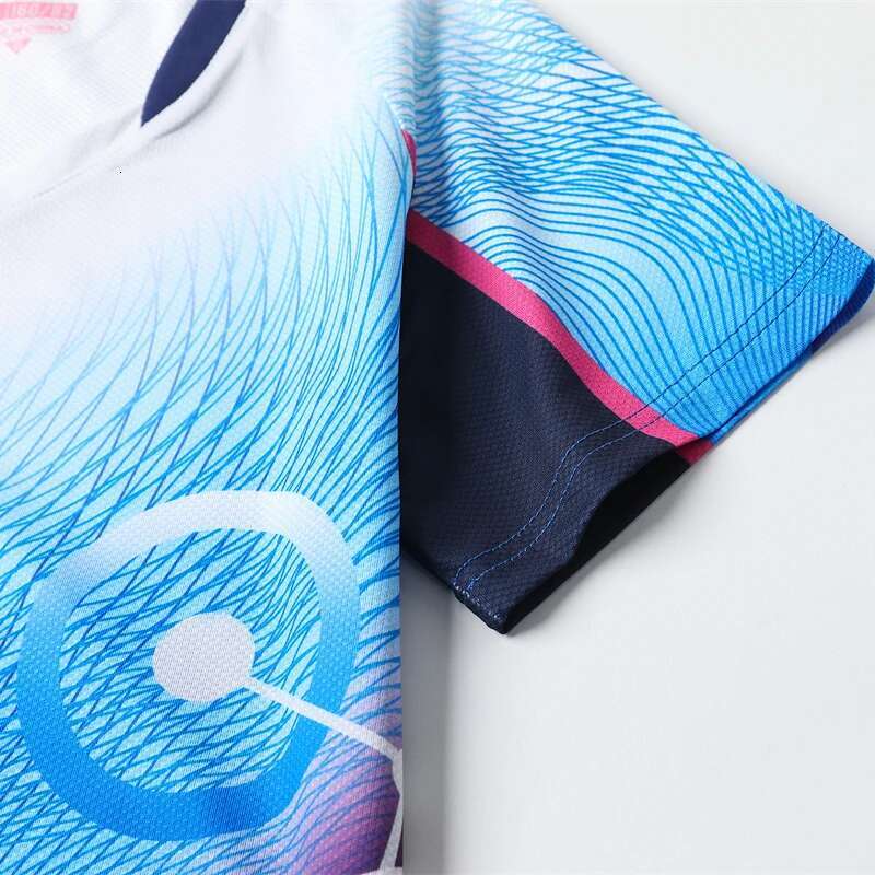 Ddmyoutdoor China Domestic Training Women Shirt Badminton Ping Pong Sports Gym Print Short Sleeves Outdoor Fashion Running Breathable Jerseys Exercise