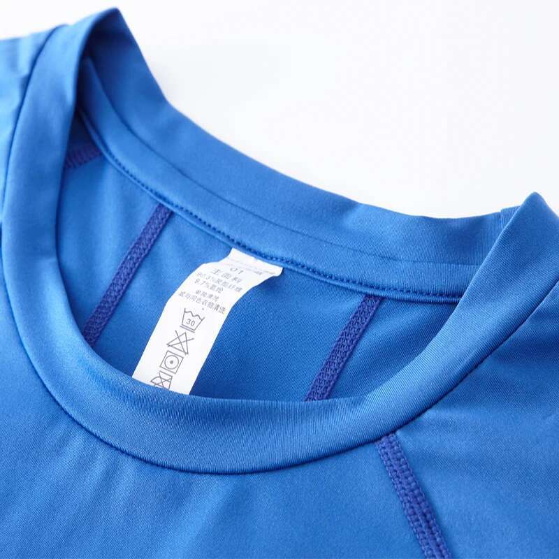 Ddmyoutdoor China Domestic Men Compression Gym Quick Dry Exercise Workout Running Fashion Print Long Shirts Bodybuilding Tight Training Jogging Tee