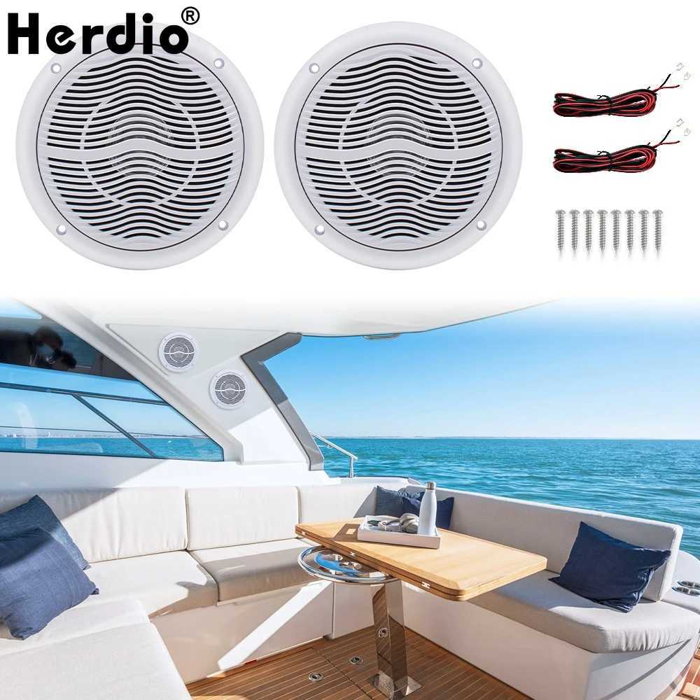 Car Audio 120W 6.5 Inch Waterproof Marine Audio Ceiling Speaker Audio System Flush Mount Loudspeaker Suitable For Living Room Kitchen H250118