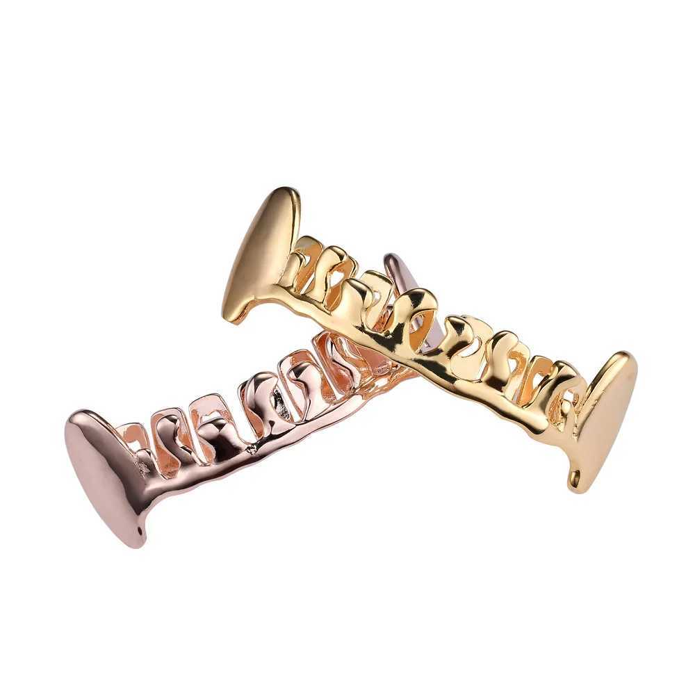 1pc 3 Colors Teeth Grills Set Teeth Grills Top Bottom Clown Grills For Men Rapper Jewelry For Christmas GiftXJ250114