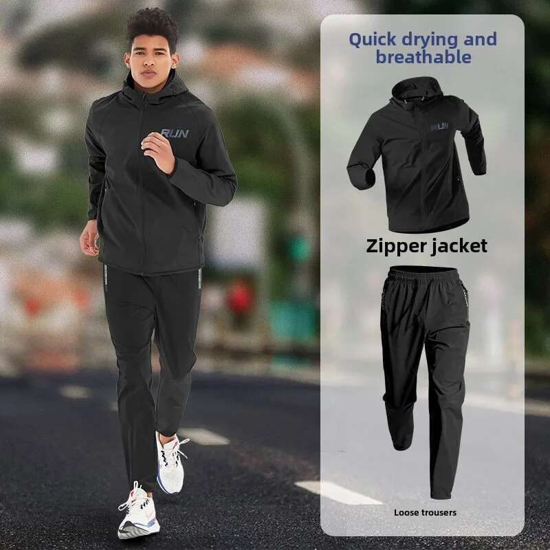 Ddmyoutdoor China Domestic Men S Sports Suit Autumn Winter Quick Drying Fiess Training Clothes Outdoor Morning Running Cycg Mens Jacket