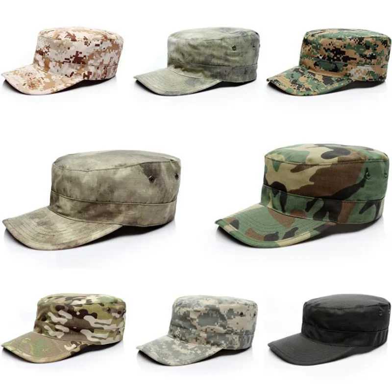 Tactical Camouflage s Shako High Quality 58-60cm Hunting Training Thickened Sniper Airsoft Blank Plain HatXJ250116