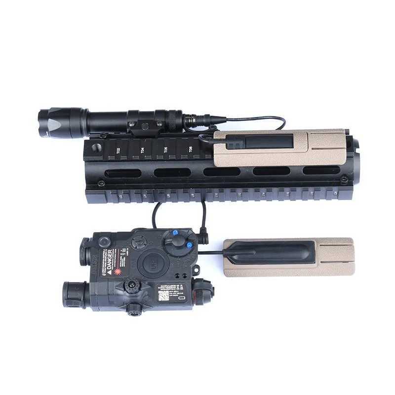 M300 M600 Flashlight PEQ Tactical Remote Switch Mounting Slot Scout Light Pressure Switch Pad Airsoft Accessories Fit 20mm RailW241227