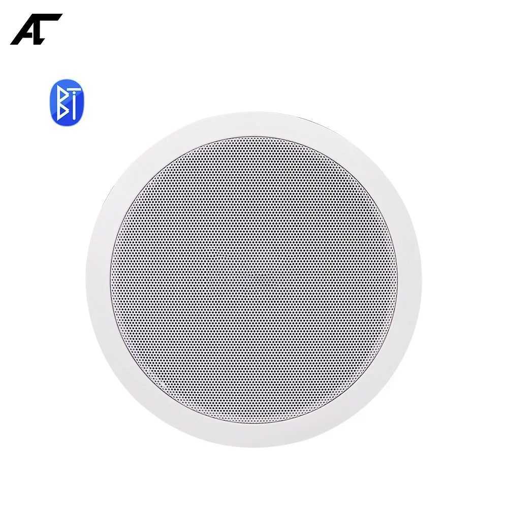 Car Audio Ceiling Speaker 6inch Built-in Class-D Amplifier Full Range Bluetooth Wall Loudspeaker for Smart Home Theater Sound System Music H250118