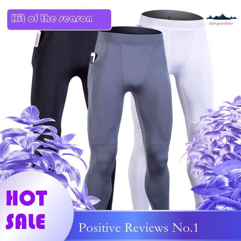 Ddmyoutdoor China Domestic Compression Running Sport Leggings Man Quick Dry Yoga Pants Fiess Training Basketball Tights Men Gym Clothing