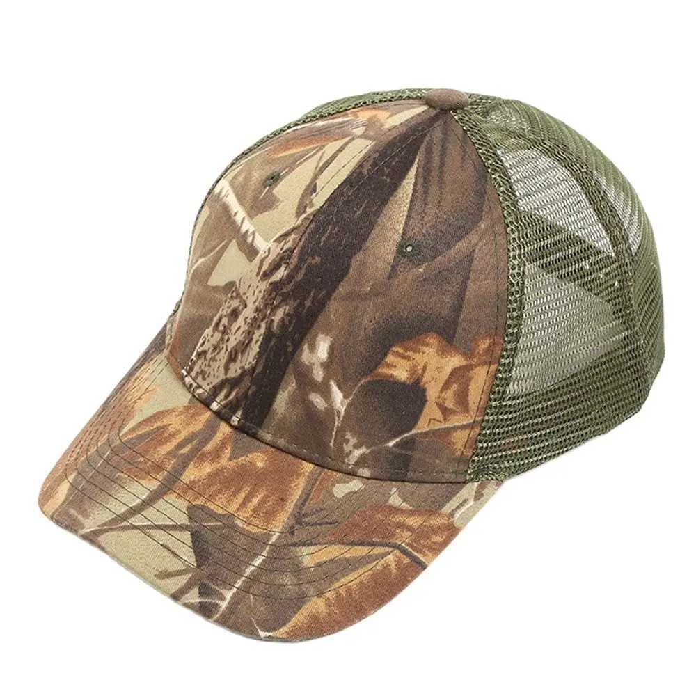 Tactical Army Green Trucker Hat Mens Camo Jung Mesh Cool Baseball AdjustabXJ250116