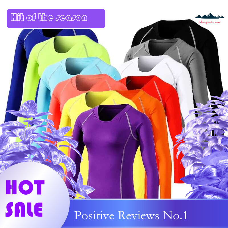 Ddmyoutdoor China Domestic Women Kids Children Girl Quick Dry Running Long T Shirt Fiess Sport Femaile Basketball Football Gym Hiking Jogging Clothes 
