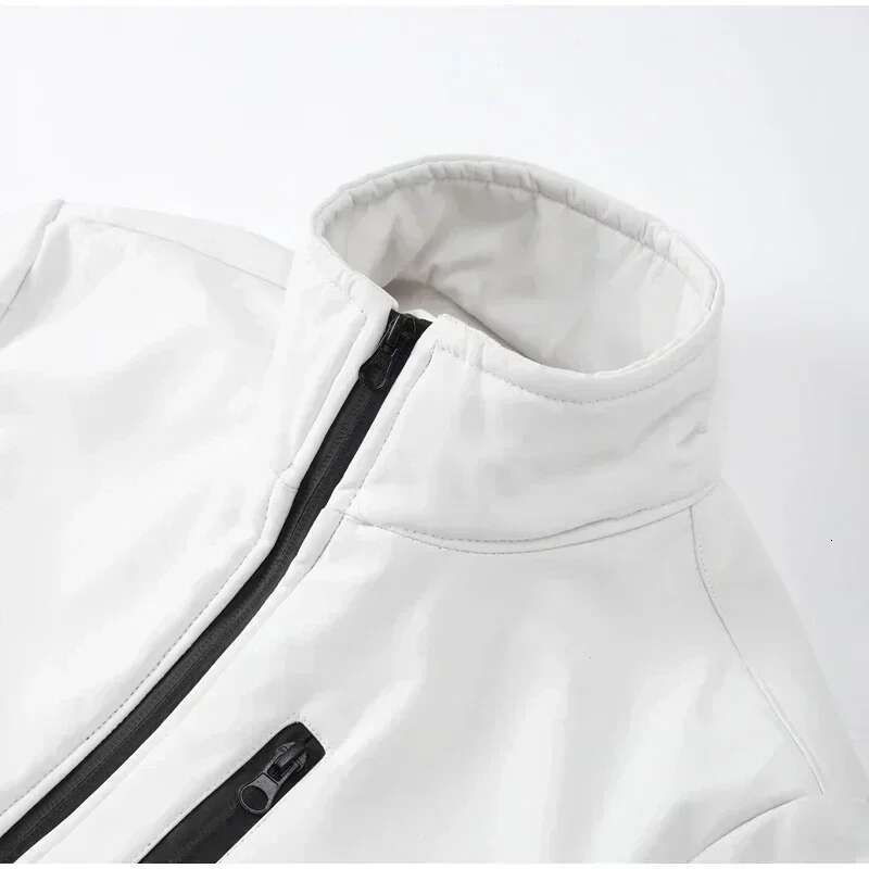 Winter Patchwork White Ski Jumpsuits Women Fashion Waterproof Windproof Skiing Overall 2024 Elegant Skateboard Jumpsuit