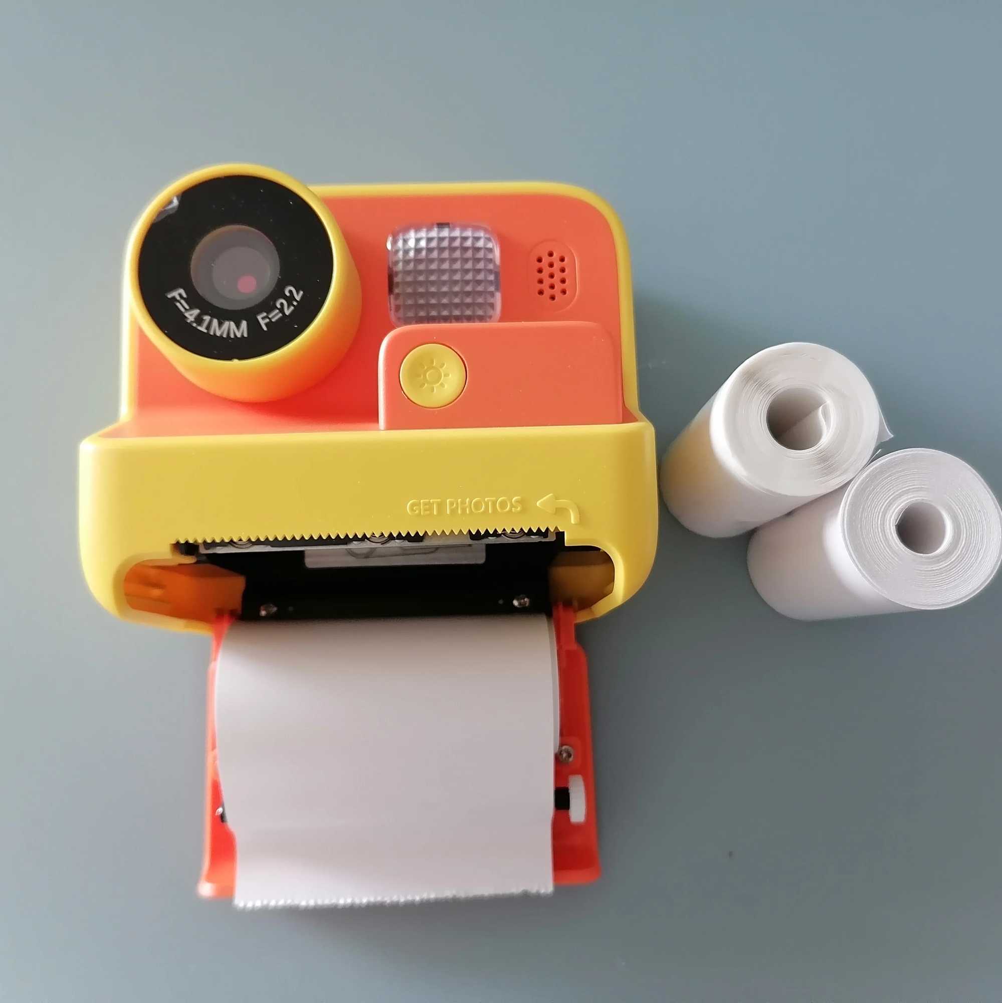 Digital Cameras Children Instant Camera Print Camera 2.0 1080P Video Photo Digital Camera with Thermal Print Paper for Kids Birthday Gift Toys z250117