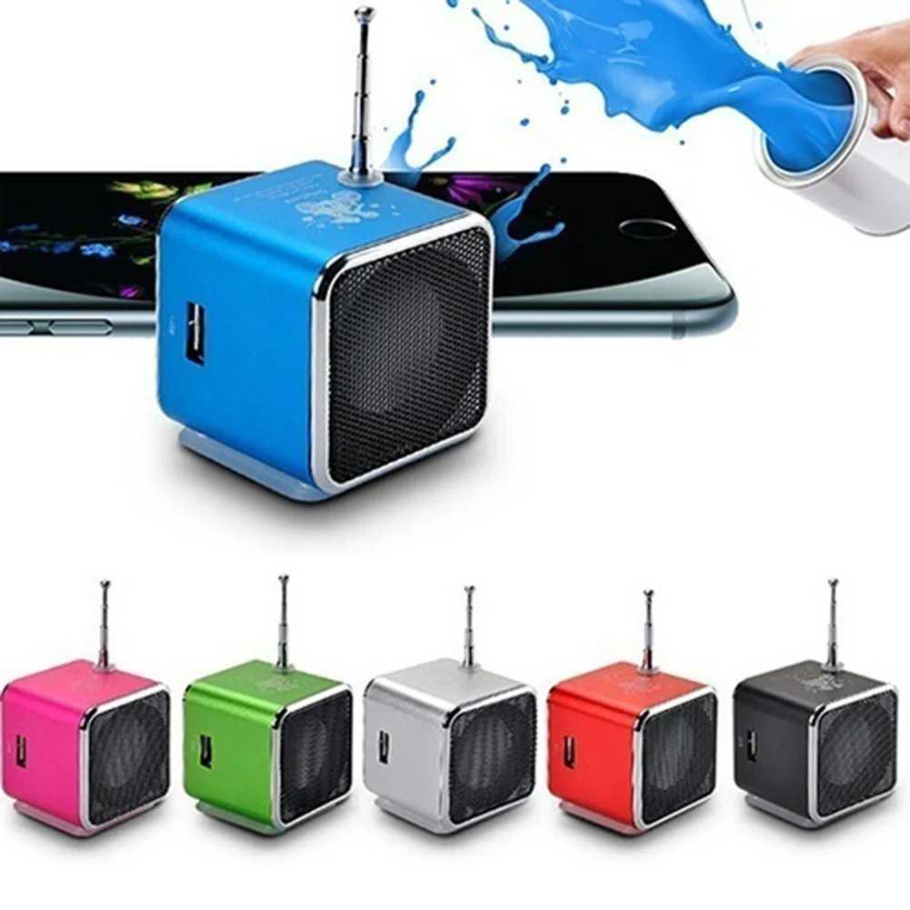 Car Audio Upgraded Subwoofer Speaker Mini LED MP3 Player FM Stereo Portable Radio for PC Notebook TD-V26 with Bluetooth-compatible H250118