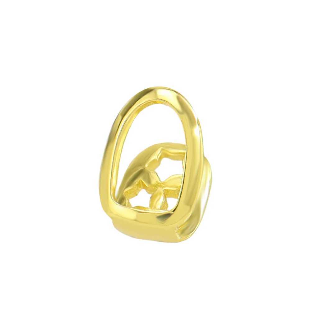 1pc Hip Hop Star Teeth Grillz Gold Plated Dental Grills Rock Tooth Grillz Caps Crystal Teeth Caps Halloween Vampire ToothXJ250114
