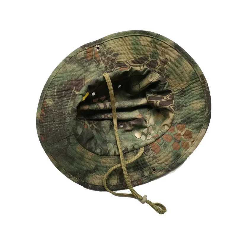 Sunscreen Boonie Hat Tactical Summer Sun Protection Camouflage Hunting Hiking fishing Outdoor sports Jung MenXJ250116