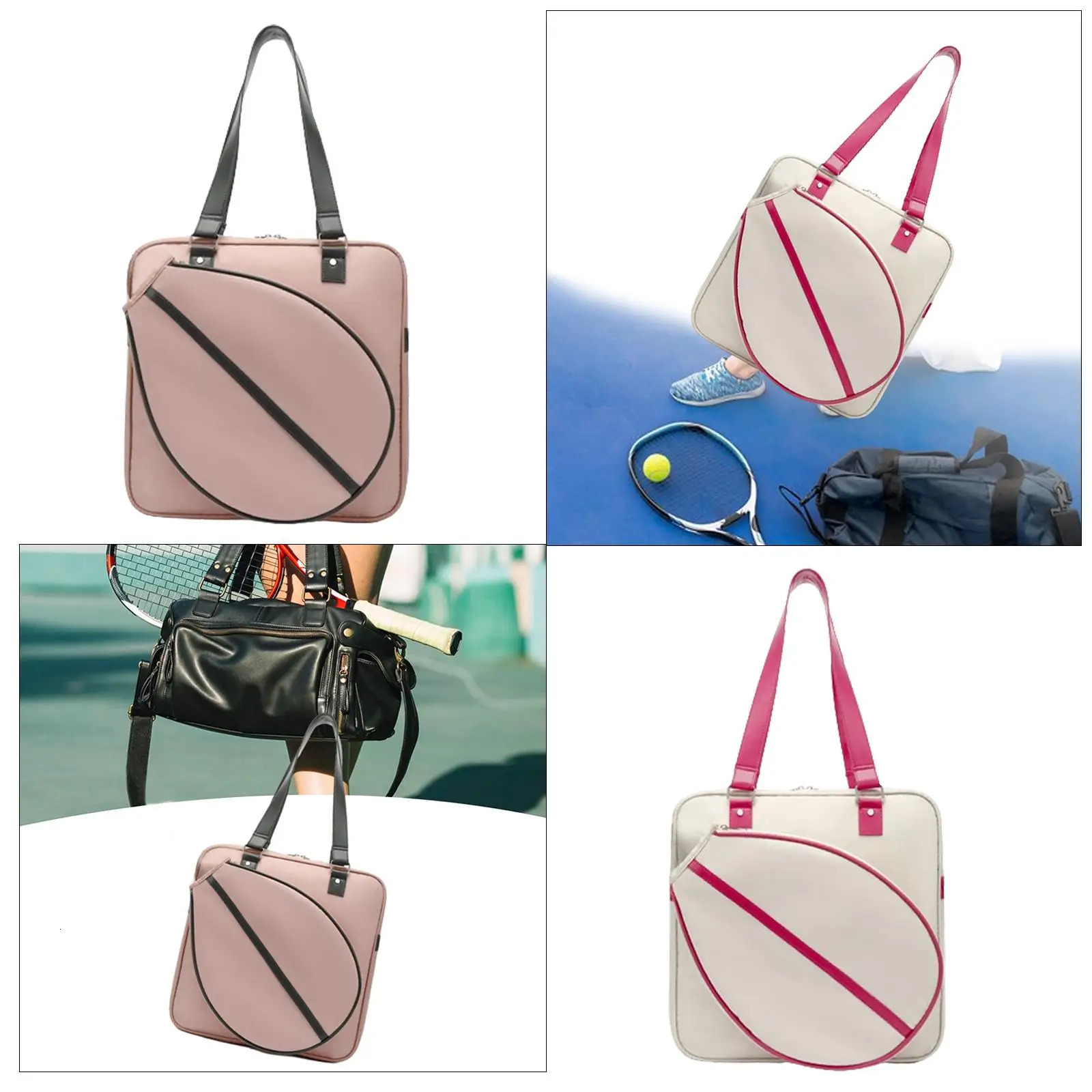 Tennis Tote Handbag Portable Large Racket Duffel Pack Badminton Shoulder Bag Tennis Racquet Bag for Outdoor Badminton Racquet 250117