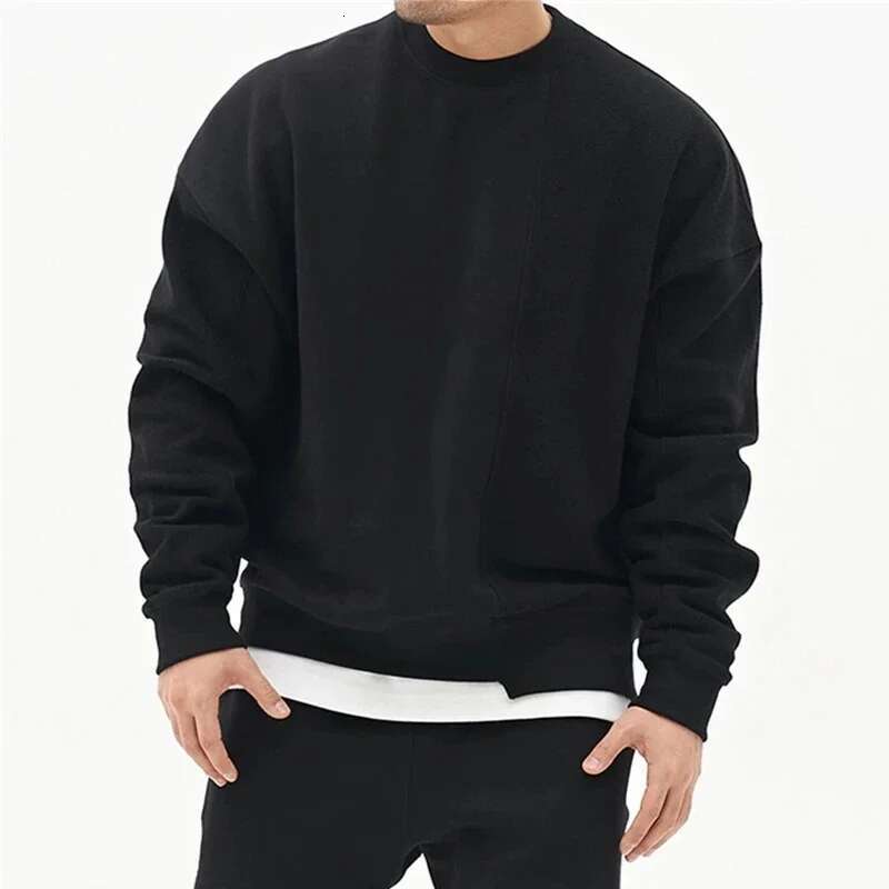 Ddmyoutdoor China Domestic New O Neck Patchwrok Hip Hop Men Hoodies Sweatshirts Brand Clothing Top Quality Casual Male Gyms Fiess Bodybuilding Jackets