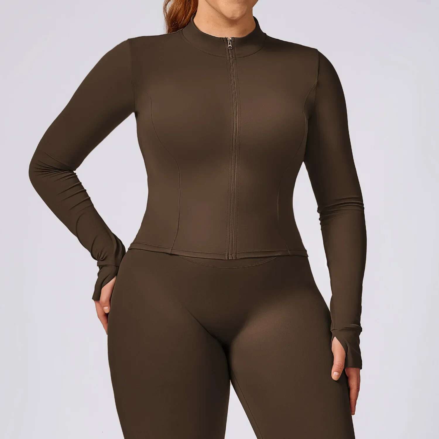 Ddmyoutdoor China Domestic Plus Size Yoga Jacket Quick Dry Breathable Slim Pilates Outer Wear Training Fiess Top Windproof Running Clothes Women