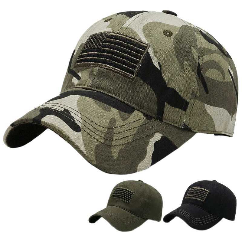 2024 New Designer Mens Military Tactical Baseball Camouflage Bone Black Green Hunting Hats For Men Casquette HommeXJ250116
