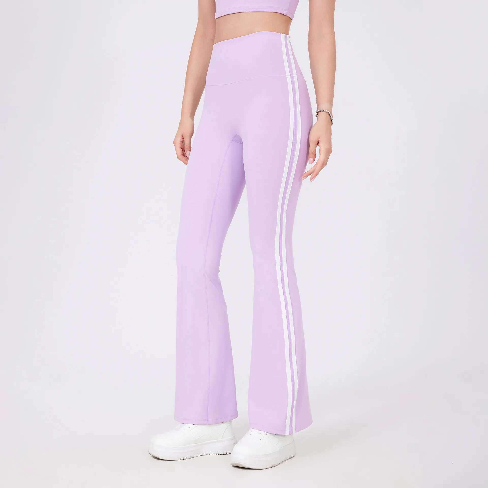 Ddmyoutdoor China Domestic Mermaid Curve High Waist Yoga Spice Girls New Running Sports Peach Hip Fiess Naked Elastic Flared Pants