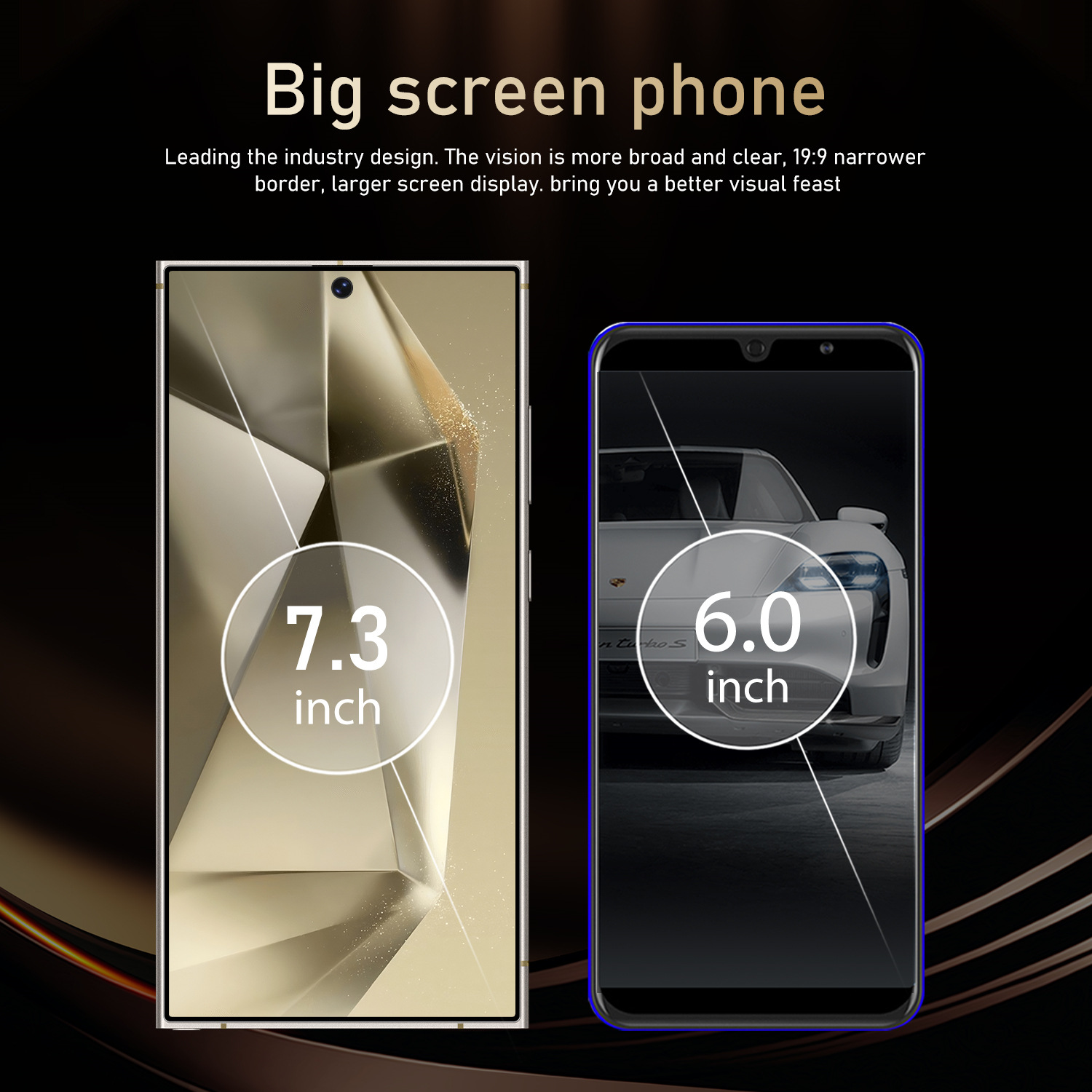 7.3 Inch 5G S25 S24 Ultra Mobile Unlocked Touch Play Screen Smart 13 System s24 Android Smartphone Camera Phone HD Display Face Recognition 1TB