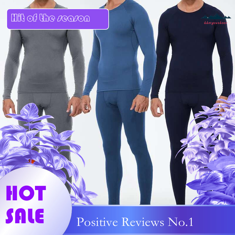 Ddmyoutdoor China Domestic Winter Thermal Underwear Mens Running Sport Set Warm Tracksuit Fiess Training Jogging Suits Gym Clothing Men Veet Sweatsuit
