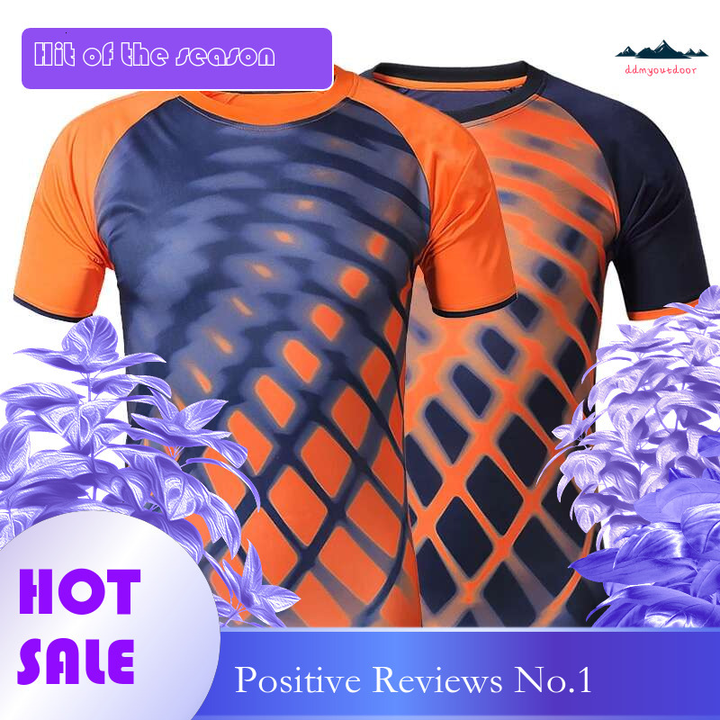 Ddmyoutdoor China Domestic Male Brand Soccer Jerseys Football T Summer Quick Dry Sport Running Shirts Elastic Gym Fiess Shirt Top Man Clothes XL