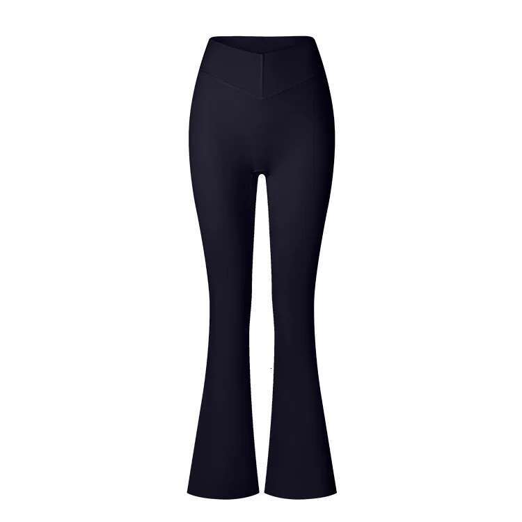 Ddmyoutdoor China Domestic Mermaid Curve Autumn And Winter New Sanding Flared V Waist Tight High Waist Shaping Sports Peach Pants