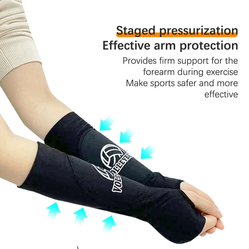 1Pair Volleyball Arm Guard Breathable Basketball Tennis Exam Training Sponge AntiCollision Protector 250107