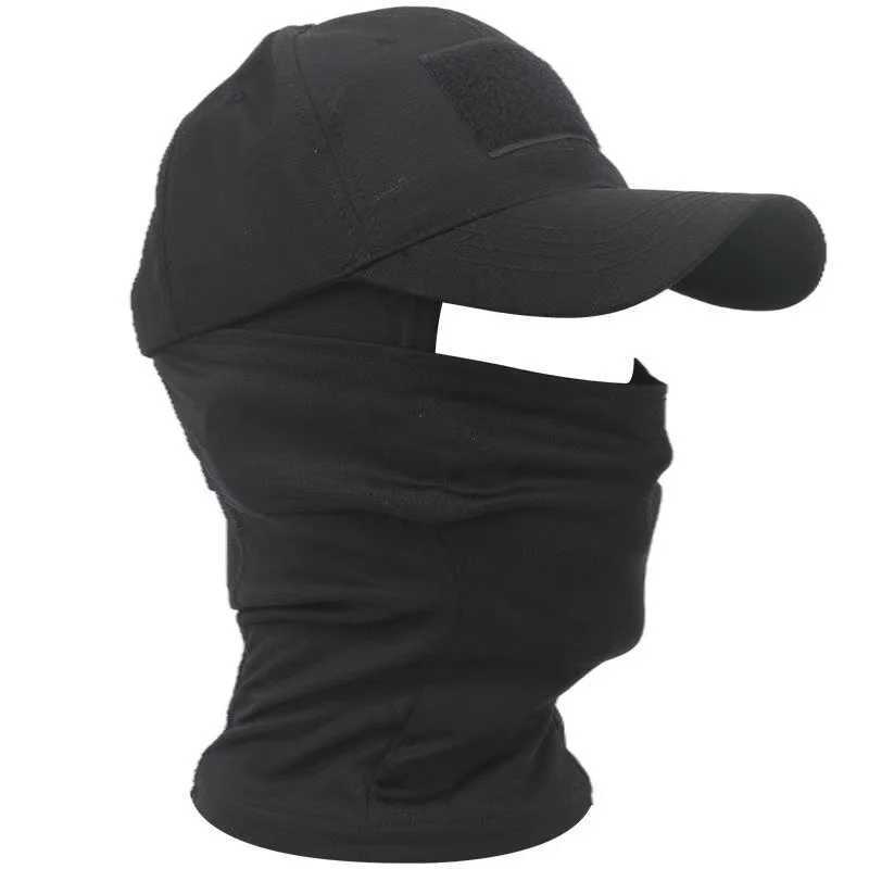 2024 Outdoor Tactical Baseball s for Men Women Summer Sun-proof Snap Sun Hats Casual Camouflage clava Half Ski MaskXJ250116