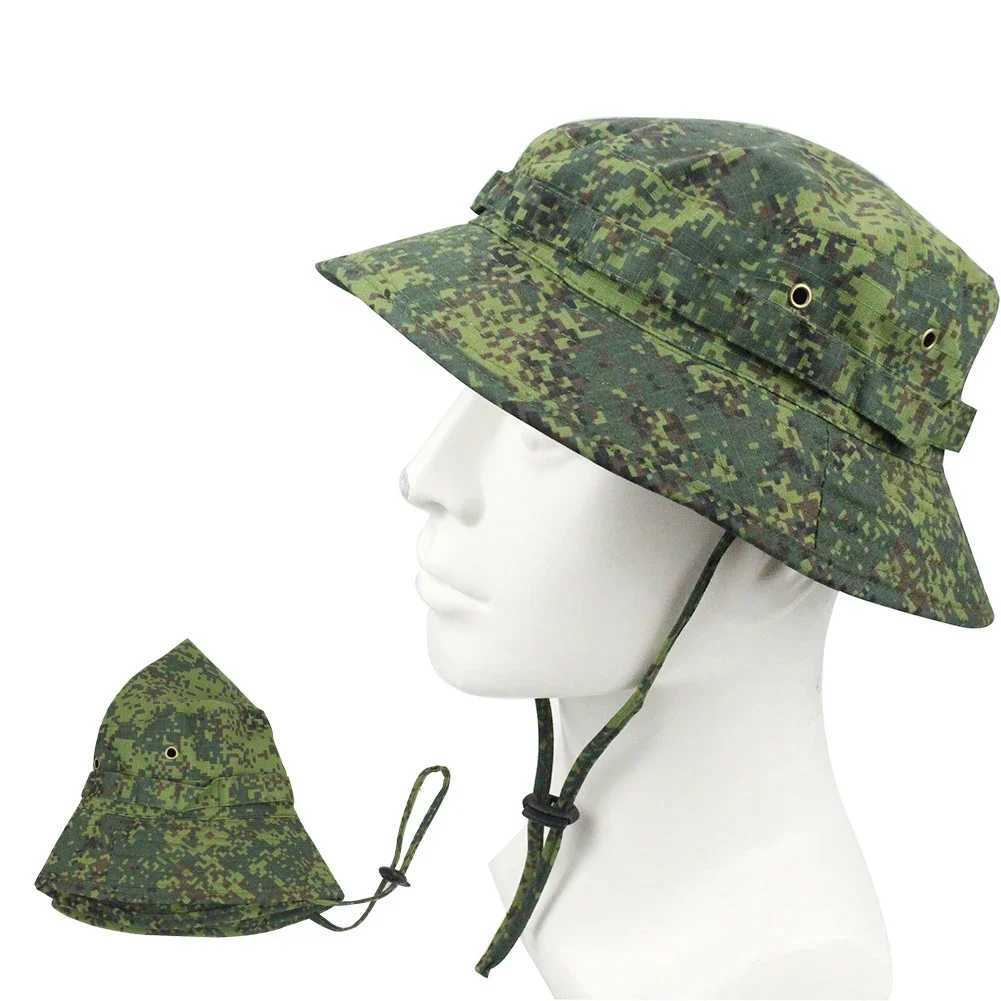 Camouflage Boonie Hats Summer Fashion Bucket Hat Men Women Outdoor Hunting Hiking Fishing Climbing Unisex Flat HatsXJ250116