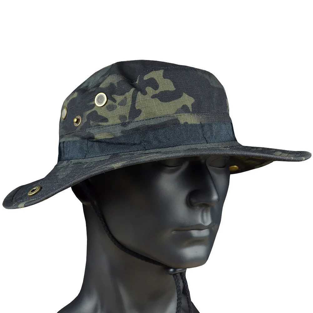 Tactical Airsoft Sniper Camouflage Boonie Hats Nepase Militares Army Mens American Military Accories A-tacs FGXJ250116