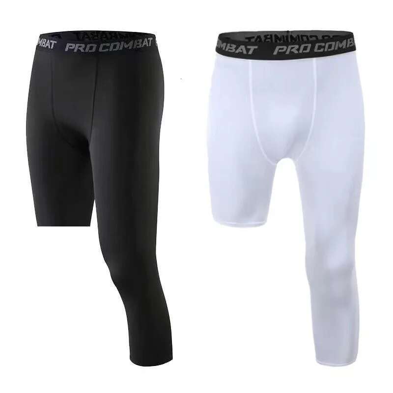 Ddmyoutdoor China Domestic Men Gym Basketball Running Sport Tights Compression Fiess Leggings Man Crossfit Cropped Pants Exercise Training Shorts