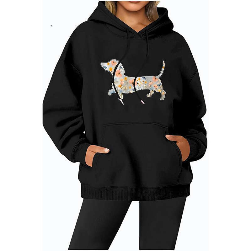 European style new shoulder cuff pullover women's hooded sports long sleeved casual sweatshirt jacket
