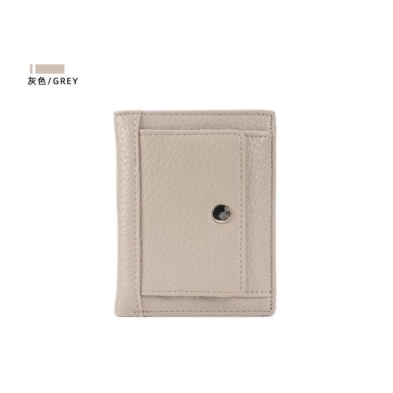Product 2025 New PU functional Women's Snap Card Bag Multi slot Zero Wallet swissmilitary