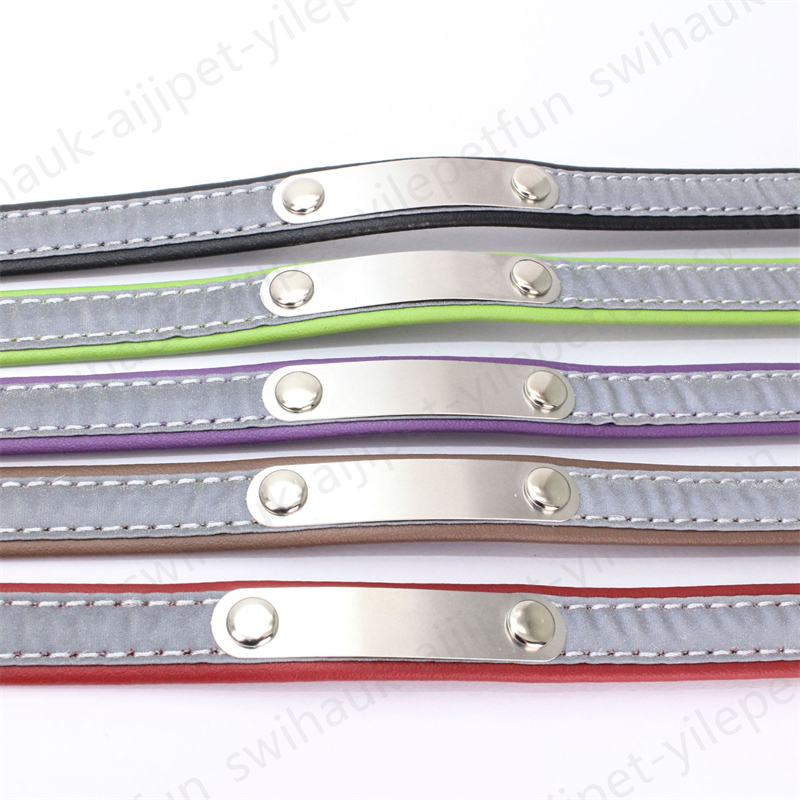 Collars Reflective Dog Collar Multicolor Cute Dogs Cat Collars Adjustable Buckle Collar Necklace Pet Supplies