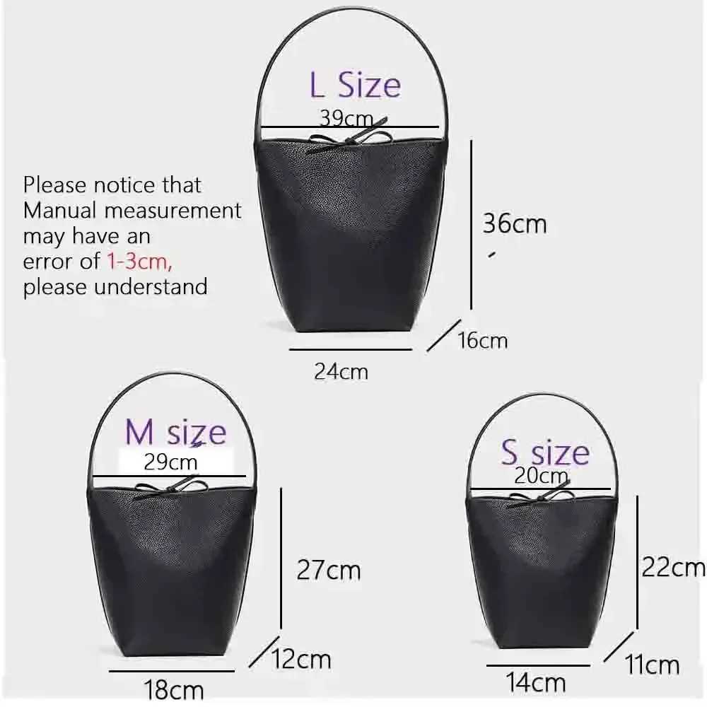 New Arrival Motingsome Soft Cowhdie Minimalism Womens Bucket Bag Elegant French Womens Large Handbag Luxury Thick Leather Bag Z250118