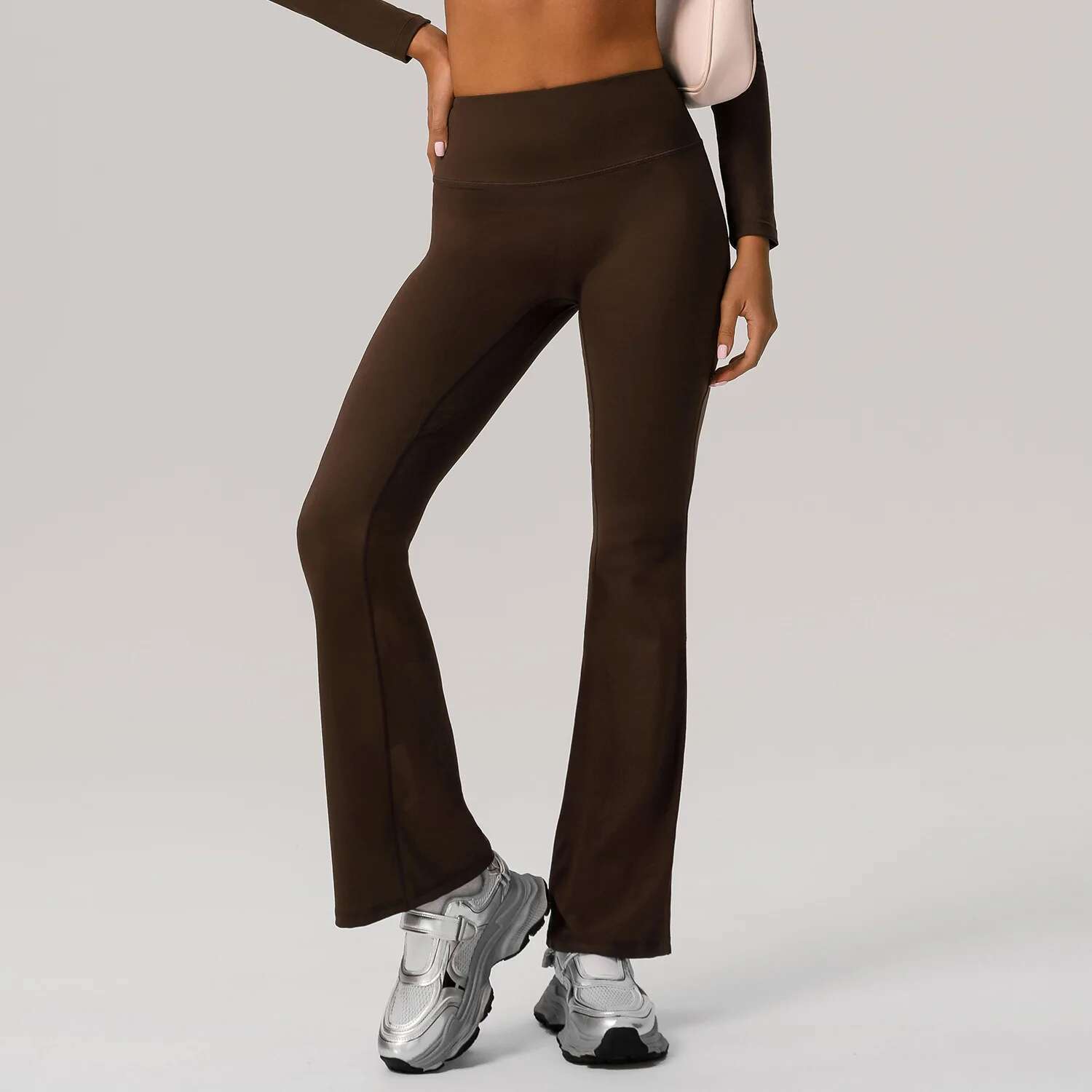 Ddmyoutdoor China Domestic Mermaid Curve Naked Wide Leg Yoga Hip Lift Flared Women S Sports Dance High Waist Slim Fit Casual Pants