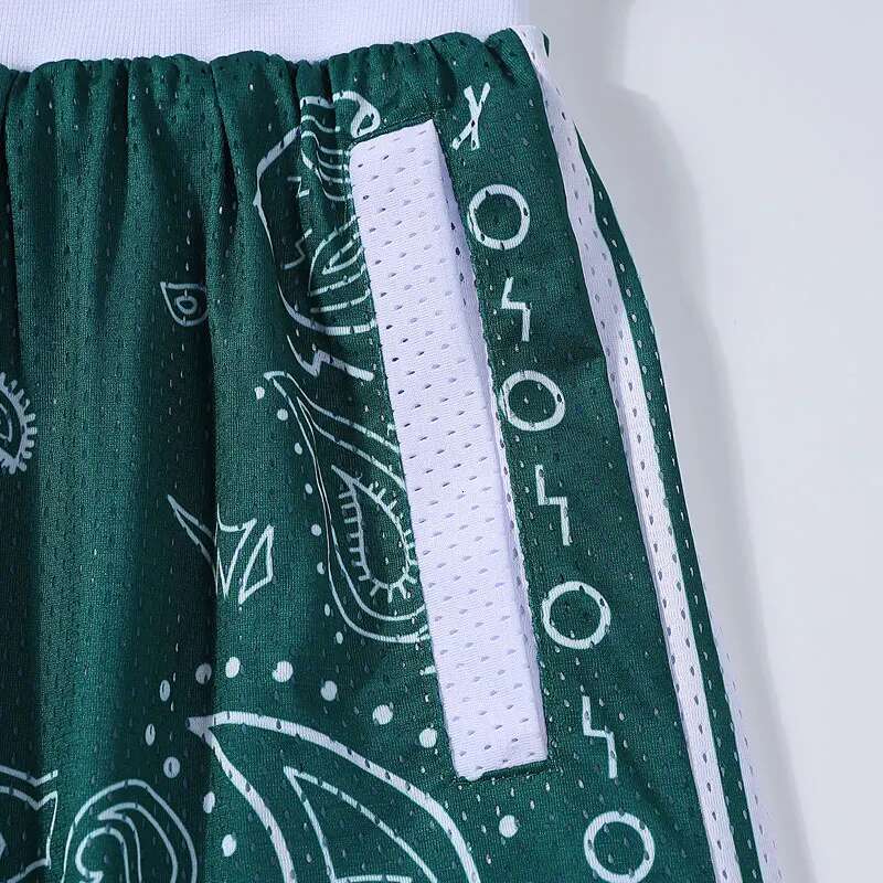 Ddmyoutdoor China Domestic Men Shorts New Print Basketball Joggers Sweatpants Casual Fast Drying Traning Workout Zip Pocket Summer Mesh Three Short