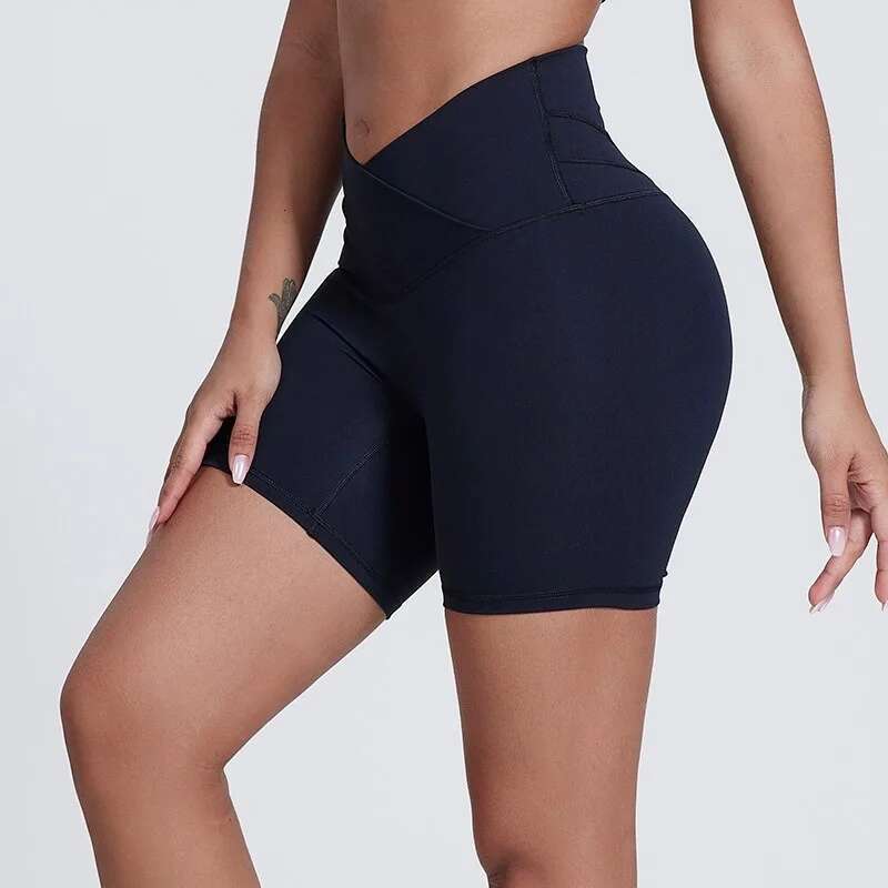 Ddmyoutdoor China Domestic Mermaid Curve Hip Lifting Yoga Elastic High Waist Running Fiess Shorts Tight No Embarrassment E Triple Pants
