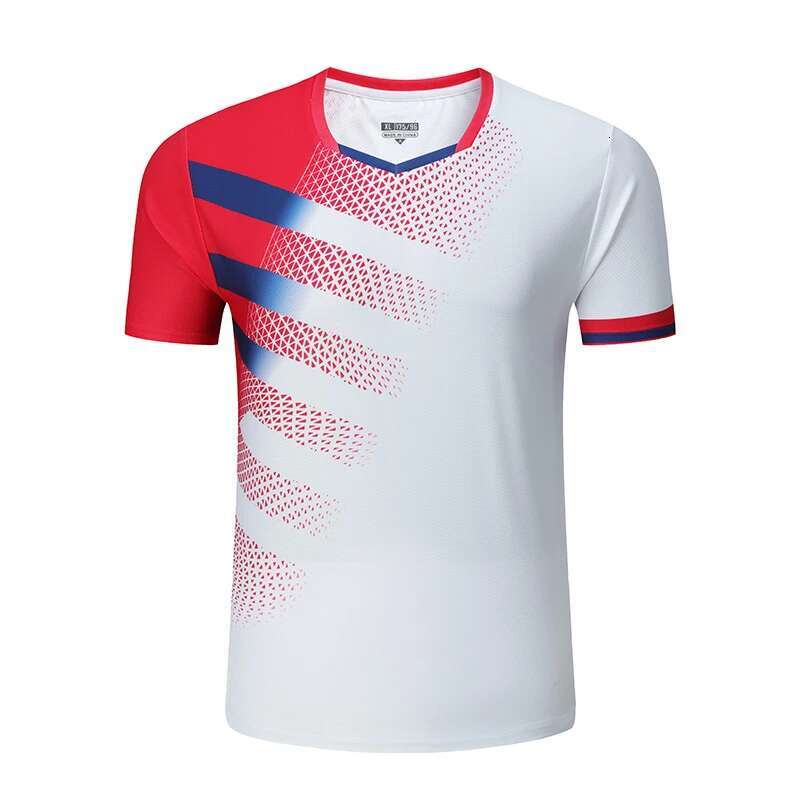 Ddmyoutdoor China Domestic Badminton Shirt Men Running Gym V Neck D Print Short Sleeve Team Game Custom Quick Dry Tennis Tee Sports Golf Pingpong Shir