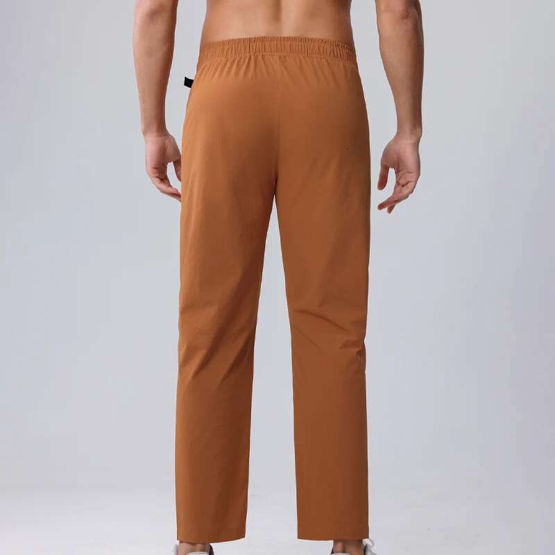 Ddmyoutdoor China Domestic Mens Traning Sweatpants Zip Pockets Elastic Waist Casual Sporting Jogger Trousers Outdoor Lightweight Fiess Exercise Pants