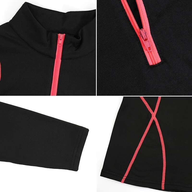 Ddmyoutdoor China Domestic Women S Thermal T Shirt Sport Female Full Sleeve Yoga Gym Top Warm Fleece Shirts Womens Clothes Fiess Clothing