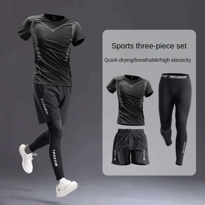 Ddmyoutdoor China Domestic All Season Men S Sportswear Set Suit Tracksuit For Running Cycg Fiess Hiking Gym Clothing Men Jogging Bo Pcs