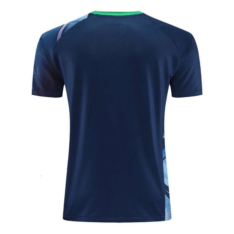 Ddmyoutdoor China Domestic New Tennis Shirts Men Sports Badminton Table V Neck Game Short Sleeve D Print Exercise Causal Top Gym Tranning Running Tee