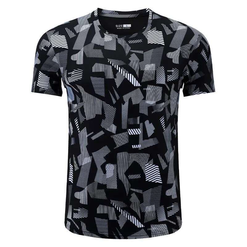 Ddmyoutdoor China Domestic Fashion Sport Shirts Men D Gym Training Running Breathable Jogging Short Sleeves Print Letter Quick Dry Tee
