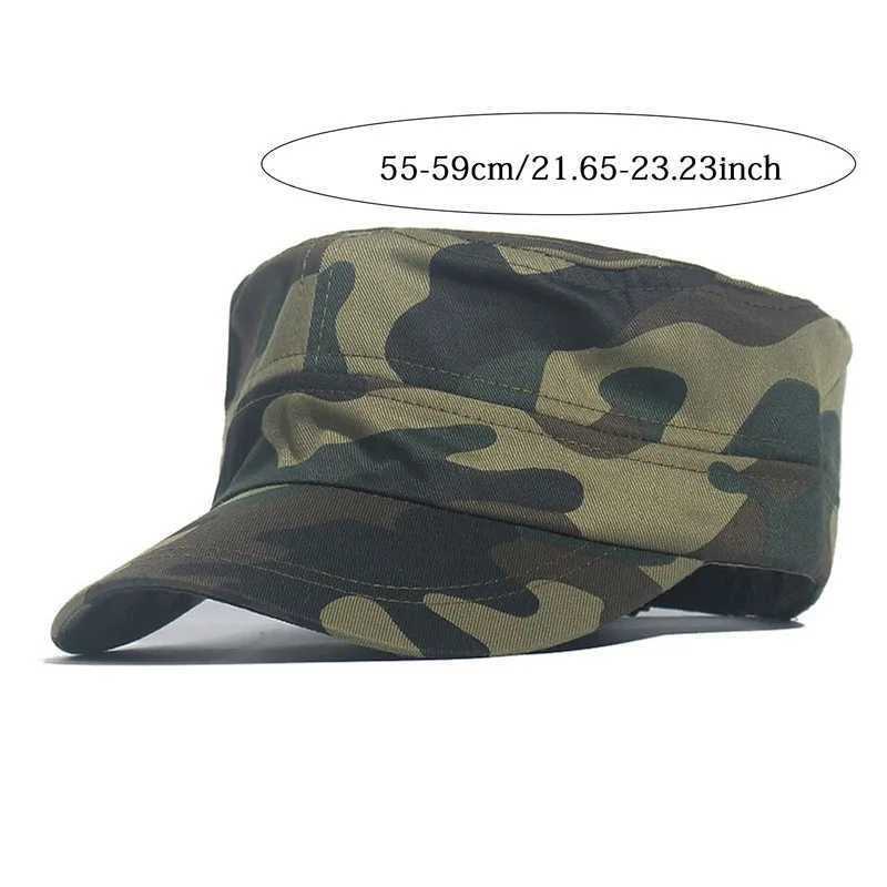 Summer Fashion Men Baseball s Tactical Army Camouflage Flat Hats Women Mens Outdoor Visor Military training CamoXJ250116