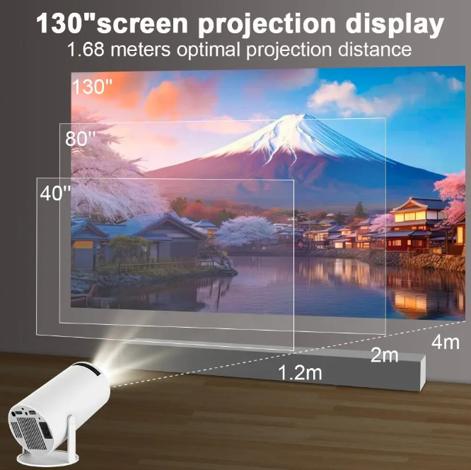 Magcubic Projector HY300 PRO 4K Android 11 Dual Wifi6 260ANSI Allwinner H713 BT5.0 1080P 1280*720P Home Cinema Outdoor Projetor