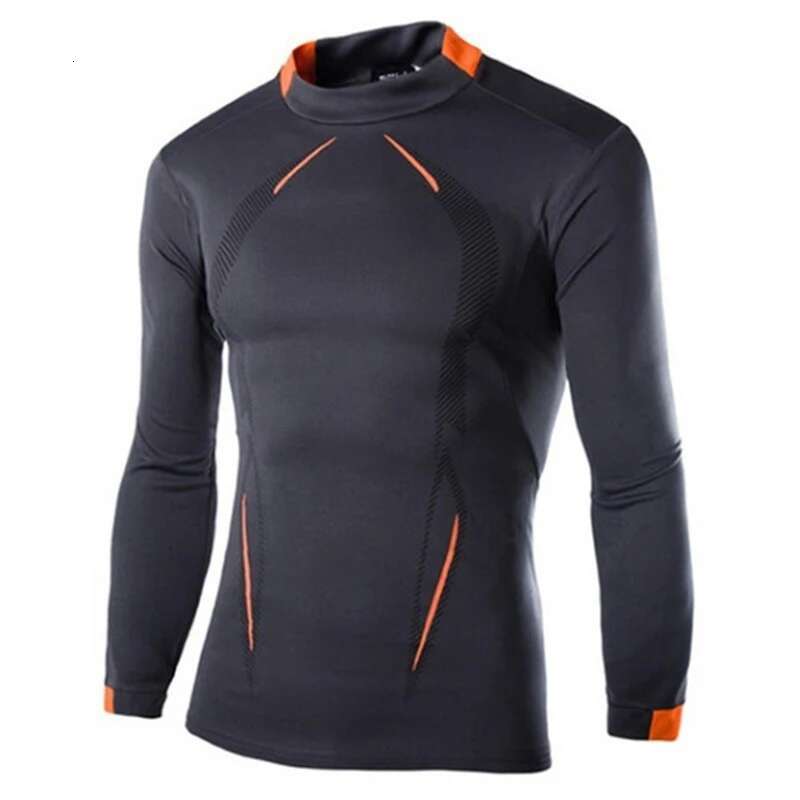 Ddmyoutdoor China Domestic Men Quick Dry Training Bodybuilding Compression Sport Long Sleeve Fiess Gym Top Running Football T Shirt Gymwear