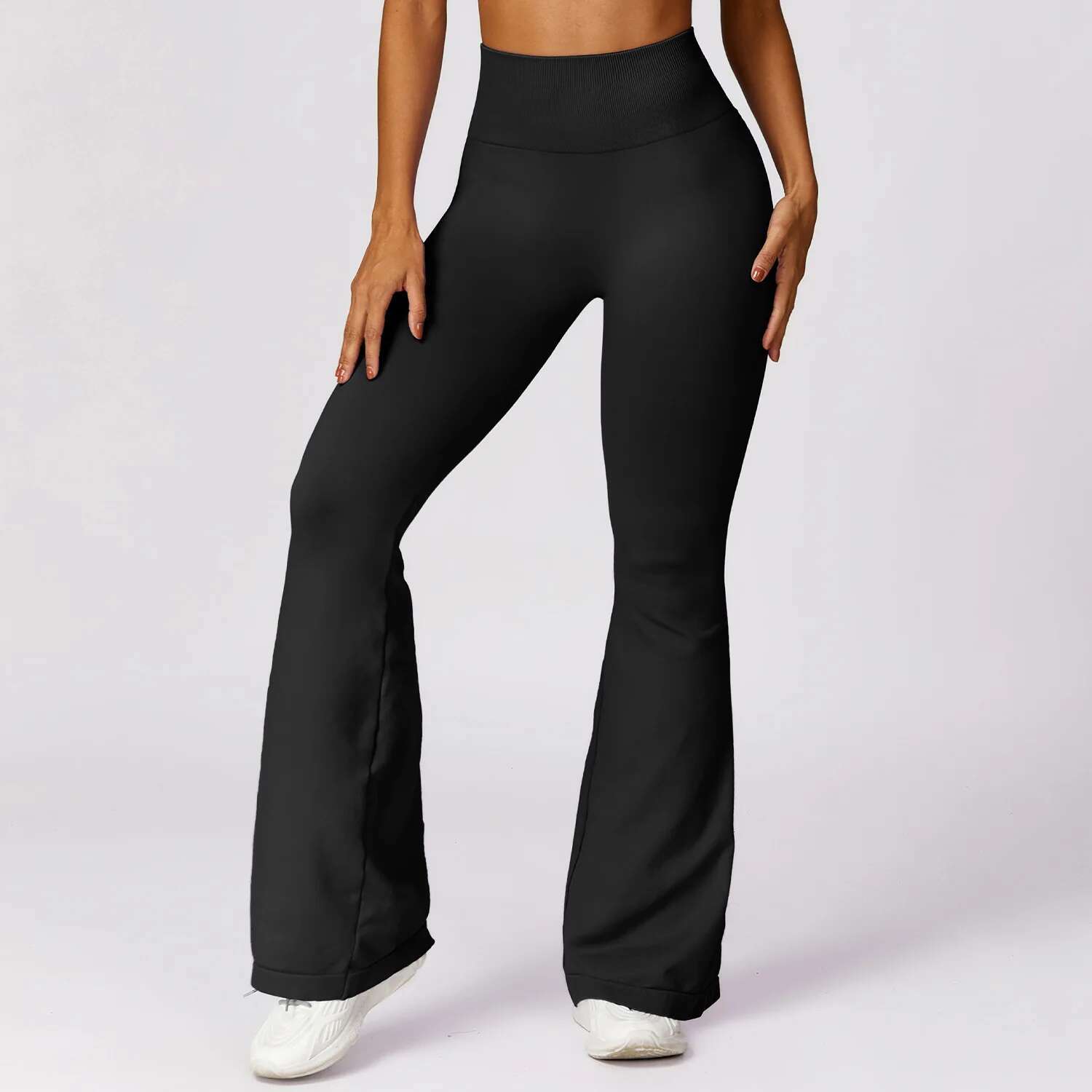 Ddmyoutdoor China Domestic Mermaid Curve Wide Leg Seamless Hip Lifting Yoga Flared Belly Tight High Waist Micro Blared Casual Sports Pants